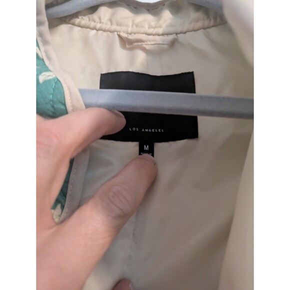 NEW! NWT 7 FOR ALL MANKIND Quilted Crop Floral Print Vest Jade Green Size M - Picture 7 of 10